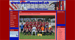 Desktop Screenshot of dorffuessball.ch