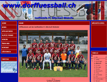 Tablet Screenshot of dorffuessball.ch